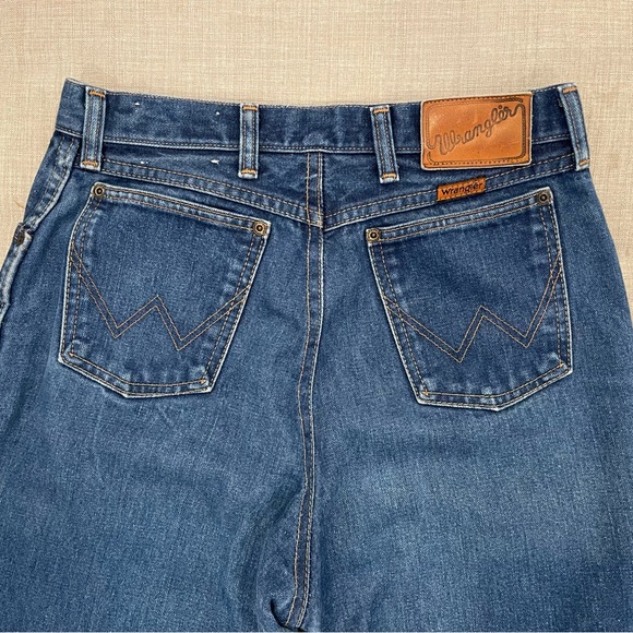 Wrangler Denim - Vintage 80’s Wrangler women’s jeans leather tab USA embroidered horse